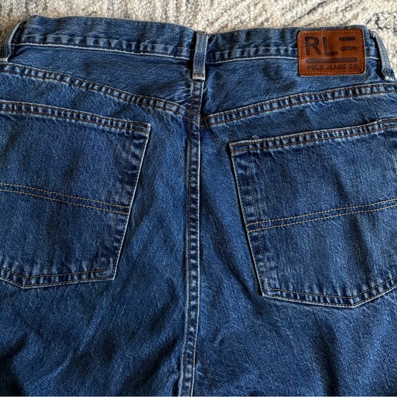 Ralph Lauren Double RL Relaxed Blue Jeans - Picture 3 of 7